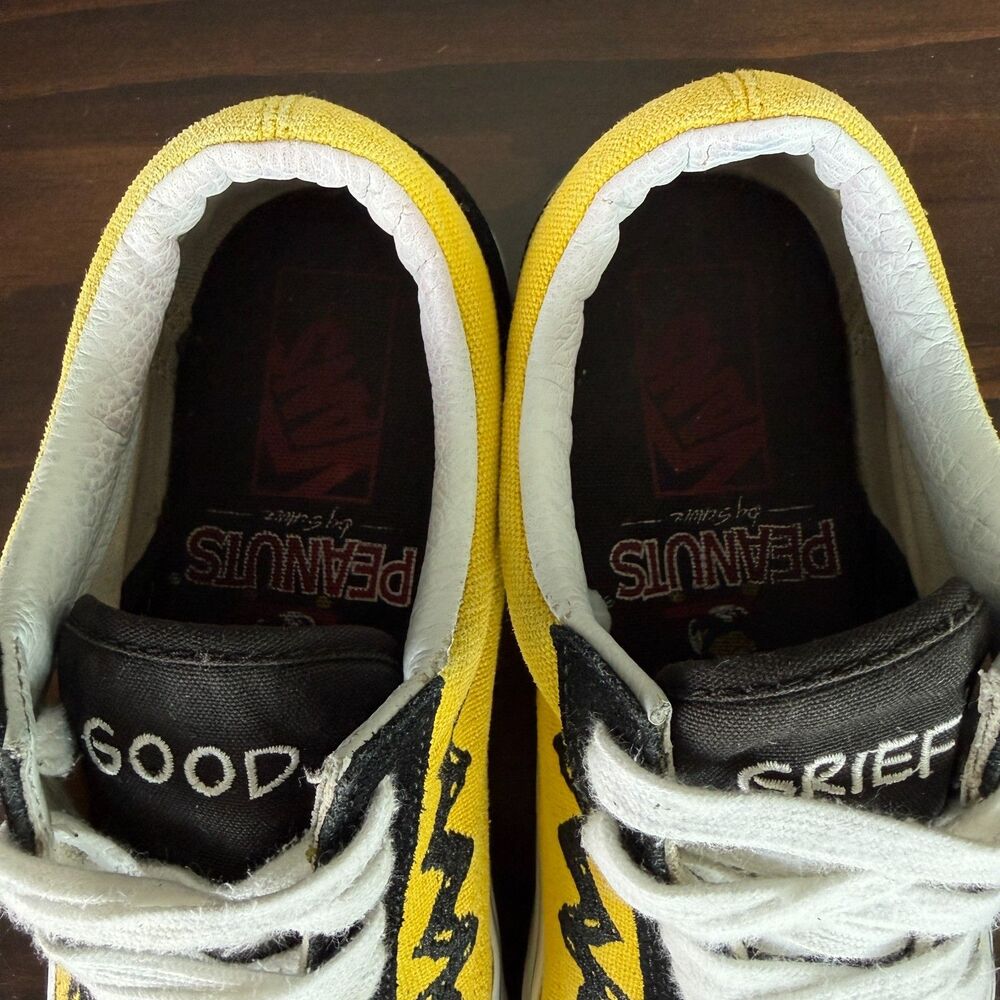 Vans Yellow and Black Low-Top Athletic Sneakers - Picture 4 of 11